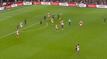 Why Anthony Taylor disallowed late Arsenal goal vs Liverpool as new footage emerges