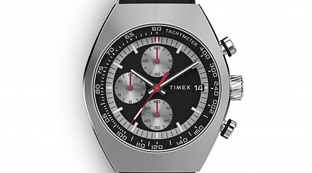 Timex Legacy Tonneau Rubber Strap Chronograph Watch