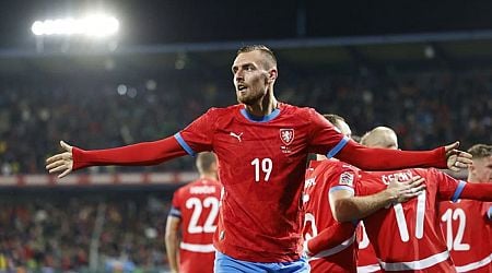 Chory double leads Czechs to 2-0 Nations League win over Albania