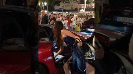 Sexy billionaire Arab lady getting out her Ferrari at Casino #billionaire #monaco #luxury #lifestyle