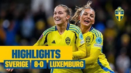 Storseger mot Luxemburg! | Sverige-Luxemburg 8-0 | Highlights