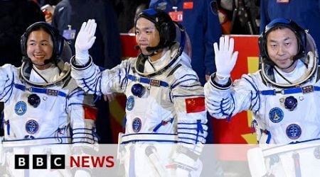 China sends youngest-ever astronauts to space | BBC News