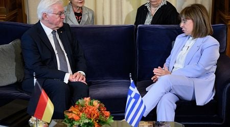 German president confronted with Greek reparations demands