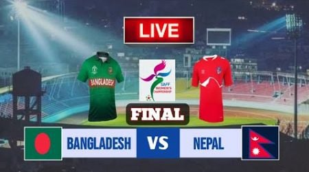 Nepal vs Bangladesh Live | Saff Women&#39;s Championship 2024 Final | Watch Along &amp; Reaction | Cricfoot