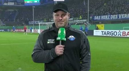 DFB-Pokal 2. Runde SC Paderborn vs. SV Werder Bremen | Interview Kwasniok &amp; Werner