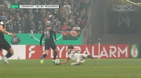 Arthur Theate RED CARD | Frankfurt vs M&#39;gladbach 0-0 Highlights | DFB Pokal 2024/25