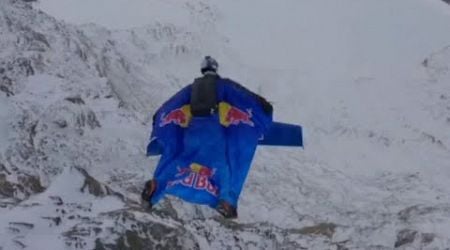 Austrian man breaks multiple wingsuit records