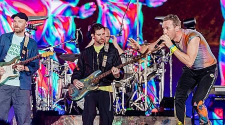 Coldplay play first ever show without all four members after health emergency