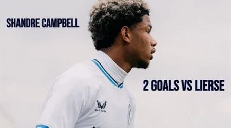 Shandre Campbell 2 GOALS VS lierse