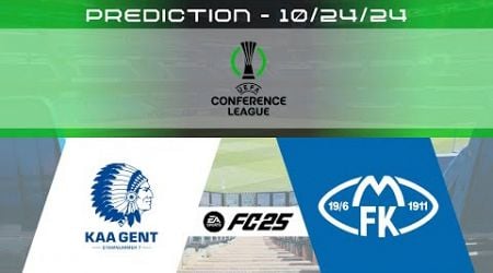 KAA Gent vs Molde FK - Prediction - 2024-25 UEFA Conference League - EA FC 25