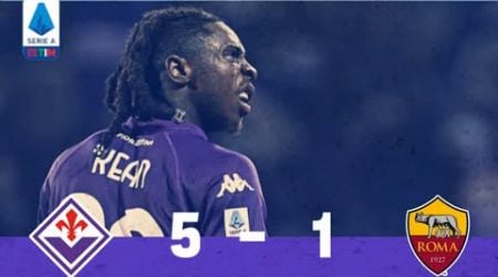 Highlights Fiorentina vs Roma 5-1 (Kean 2, Beltran, Kone, Bove, Hummels Aut.)