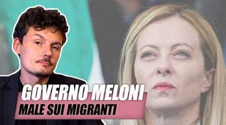 Al governo di Giorgia Meloni sta andando male sui migranti