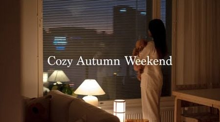 Cozy Autumn Weekend I Rainy day baking and cooking I Apple cake I slow living in Finland