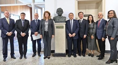 Bust of Prof Shigeyoshi Matsumae Unveiled in Sofia