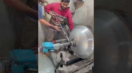 Making stainless steel large bowl #unitedstate #unitedkingdom #shortvudeos #shortfeed #japan