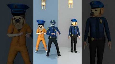 Fake police dogs and real police dogs? Which animal do you like more? #shorts #skibiditoilet