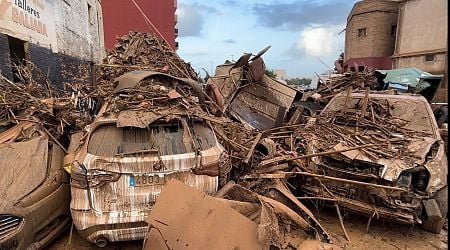 Spain floods: Epicentre now a bizarre medley of debris - as video shows miraculous rescue