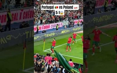 Cristiano Ronaldo Crazy Overhead Kick Goal vs. Poland &amp; Portugal vs. Poland 5-1 Highlights Goals