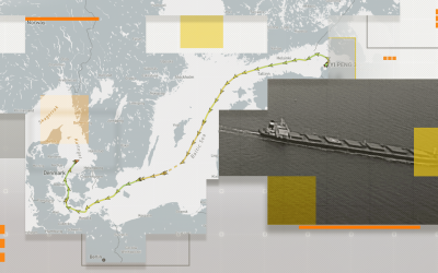 Tracking shows Chinese vessel in area when Baltic Sea communication cables damaged