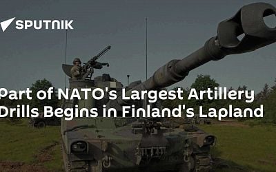 Part of NATO's Largest Artillery Drills Begins in Finland's Lapland