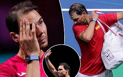 Rafael Nadal's iconic career ends with emotional Davis Cup loss