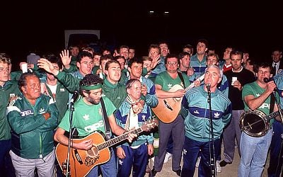 Malta hosted the mother of all parties when Ireland booked a ticket to World Cup 35 years ago