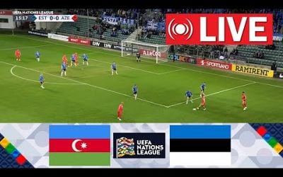 Azerbaijan vs Estonia LIVE | UEFA Nations League 2024/25 | Live match today!