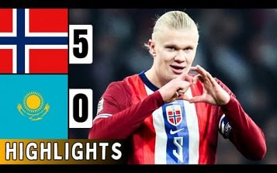 Norway Vs Kazakhstan 5-0 | EXTENDED HIGHLIGHTS | UEFA Nations League | Erling Haaland Hattrick