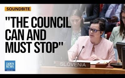 Slovenia Says &#39;There Is An Entire Generation Of Children In Gaza We Are Failing&#39; | Dawn News English