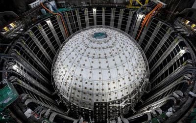 China completes core construction of underground neutrino detector