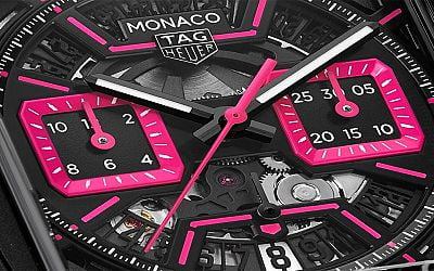 TAG Heuer Pink Monaco Chronograph Kicks Off Las Vegas Grand Prix