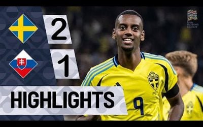 Sweden vs Slovakia 2-1 Highlights Goals | Nations League 2024