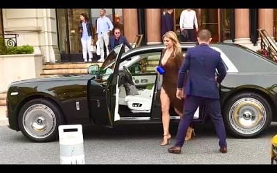 Super Rich Beautiful Girls w/ Expensive Luxury Cars in Monaco + Famous Celebrity