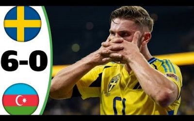 Sweden Vs Azerbaijan 6-0 All Goals Highlight UEFA Nations League 2024