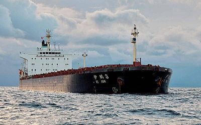 Chinese ship shadowed after Baltic cables severed