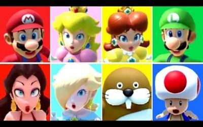 Super Mario Party Jamboree - All Character Super Star Animations