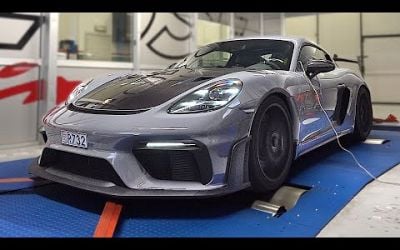 The 9000rpm Porsche 718 GT4 RS 4.0 flat-six sounds amazing on the DYNO | JCR vs Akrapovic exhaust