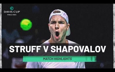 Jan-Lennard Struff v Denis Shapovalov | Germany v Canada | 2024 Davis Cup Final 8 Match Highlights