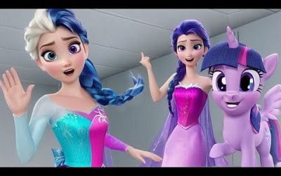 Frozen Elsa - Twilight Sparkle My Little Pony Transformation!