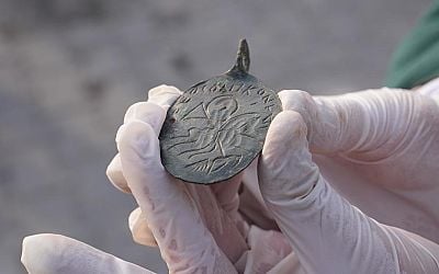 5th-century amulet depicting biblical figure King Solomon spearing the devil discovered in Turkey