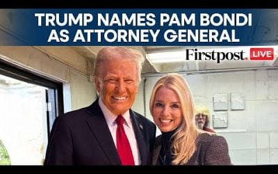 LIVE: Trump Selects Pam Bondi As Attorney General Following Matt Gaetz&#39;s Withdrawal