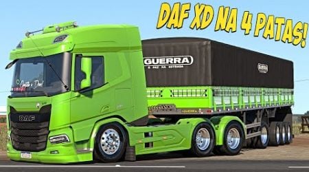 DAF XD NA GRANEL GUERRA 4 EIXO - CONJUNTO QUALIFICADO - ETS 2 1.41 MODS BR