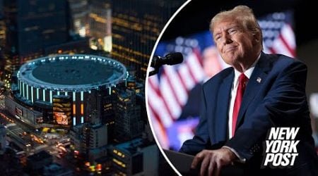 WATCH LIVE: Donald Trump holds rally at NYC&#39;s Madison Square Garden