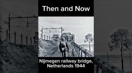 Then and Now WW2 NETHERLANDS #ww2 #history #military #veteran #thenandnow #shorts #viralshorts