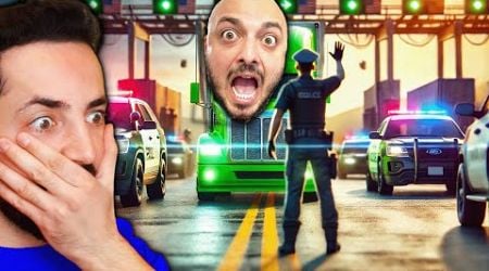 COSTIN OPRIT DE POLITIE LA VAMA DIN BULGARIA in ETS 2!