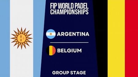 ARGENTINA vs BELGIUM - Day 3 - Full Highlights (ALL MATCHES) - FIP WORLD PADEL CHAMPIONSHIPS 2024