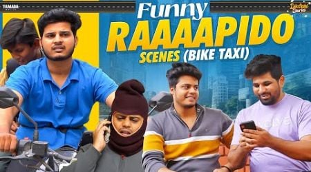 Funny Raaaapido Scenes - Bike Taxi | Crazy Rapido Ride | Deccani Diaries Comedy