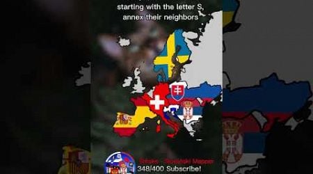 Europe but Sweden, Switzerland , Slovakia...#map #geography #europe #mapping #flag #edit #mapper