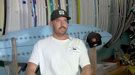 Florida surfer is bit by a shark at the same beach he was bitten at 11 years ago