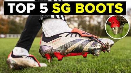 Top 5 BEST SG football boots 2024 (for soft and muddy pitches)